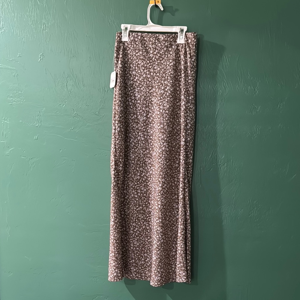 Floral Print Maxi Skirt